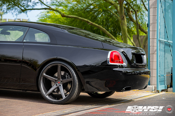 Фото дисков Vossen CG-201 Глянцевый темный лак на Rolls-Royce Wraith