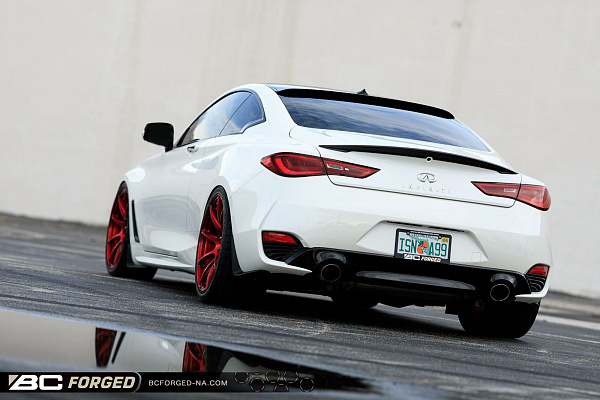 Фото дисков BC Forged RZ39 Красный глянец на Infiniti Q60 II