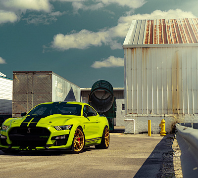 Фото дисков Vossen S21-01 на Ford Mustang VI