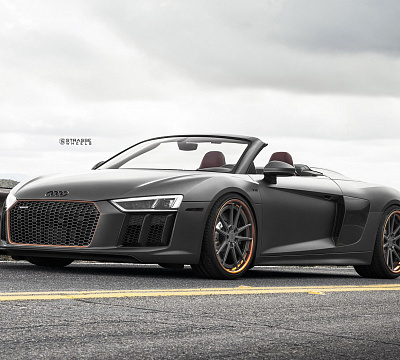 Фото дисков Strasse Wheels SV1 Deep Concave FS на Audi R8 (4S)
