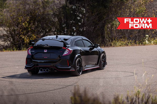 Фото дисков HRE FF04 Черный глянец на Honda Civic Type R FK8