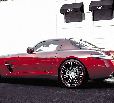 Фото дисков CEC C883 на Mercedes-Benz SLS AMG