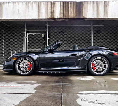 Фото дисков HRE P101 на Porsche 911 VII