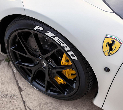 Фото дисков HRE P101 на Ferrari 458
