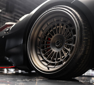 Фото дисков Brixton Forged TR10 AERO1 на Ferrari 458