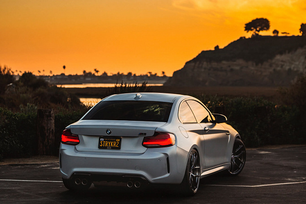 Фото дисков HRE P101SC Глянцевый темный лак на BMW 2/M2 (F22/F87)
