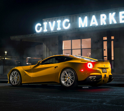 Фото дисков Strasse Wheels SV10 Deep Concave FS на Ferrari 812