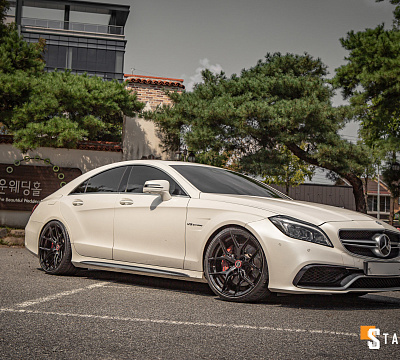 Фото дисков Vossen HF-5 на Mercedes-Benz CLS (C218)