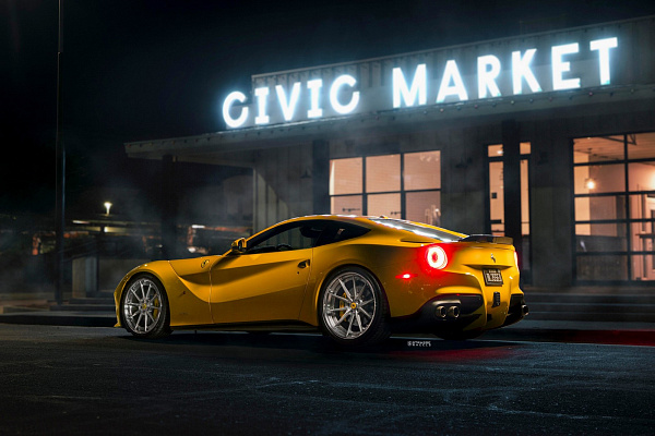 Фото дисков Strasse Wheels SV10 Deep Concave FS Глянцевый лак на Ferrari 812