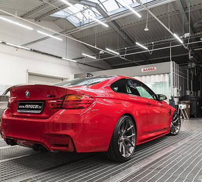 Фото дисков HRE P101 на BMW 4/M4 (F32/F82)