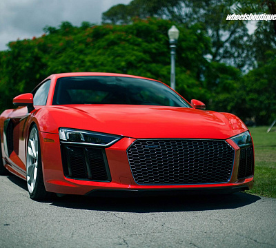 Фото дисков HRE P201 на Audi R8 (4S)