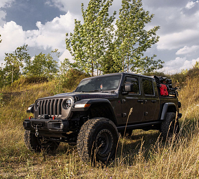 Фото дисков Black Rhino ABRAMS на Jeep Gladiator II (JT)
