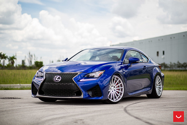 Фото дисков Vossen VFS-2 Серебро на Lexus RC