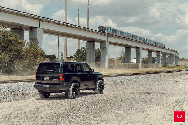 Фото дисков Vossen HF6-5 Черный сатин на Toyota Land Cruiser Prado 250