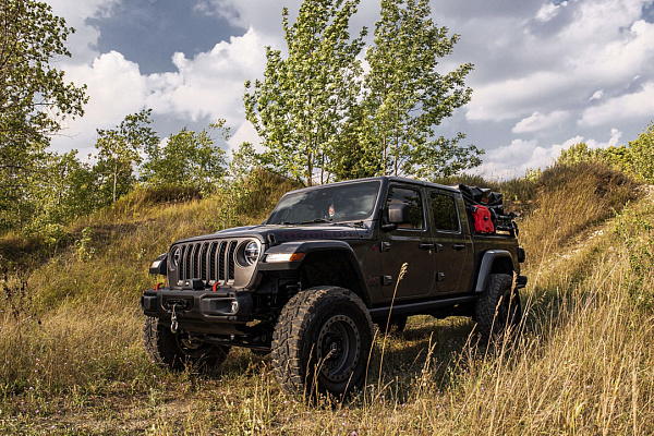 Фото дисков Black Rhino ABRAMS Матовый графит на Jeep Gladiator II (JT)