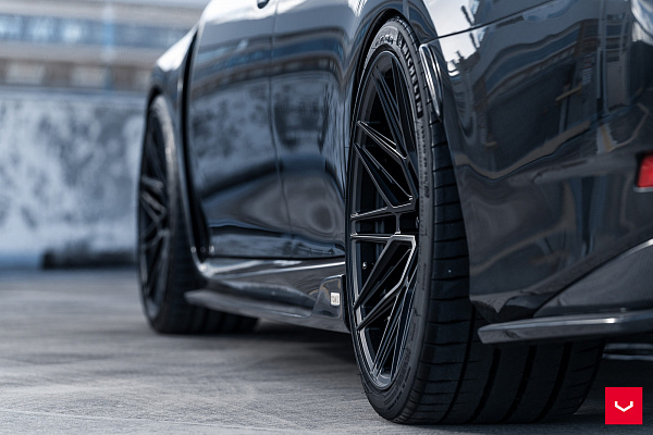 Фото дисков Vossen HF-7 Черный сатин на Lexus GS IV