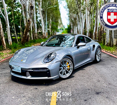 Фото дисков HRE S104SC на Porsche 911 VIII