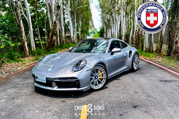 Фото дисков HRE S104SC Серебро на Porsche 911 VIII