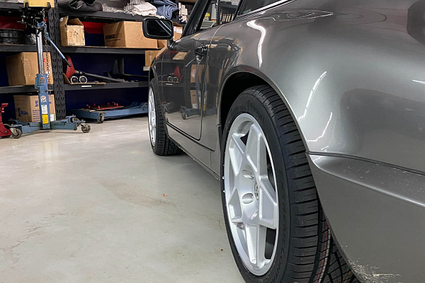 Фото дисков HRE 505M Сатиновый лак на Porsche 911 III