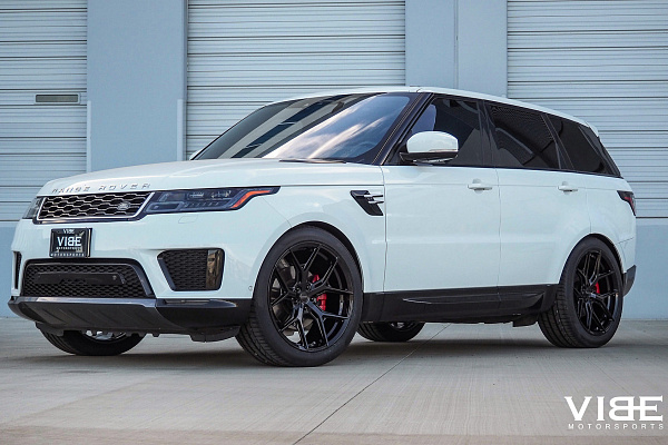 Фото дисков Vossen HF-5 Черный глянец на Range Rover Sport II