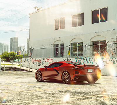 Фото дисков Vossen HF-3 на Chevrolet Corvette C8