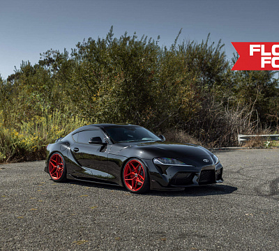 Фото дисков HRE FF11 на Toyota Supra A90