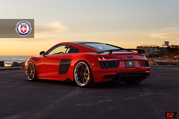 Фото дисков HRE S201H Черный сатин на Audi R8 (4S)