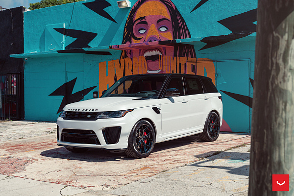 Фото дисков Vossen HF-5 Черный глянец на Land Rover Range Rover Sport II