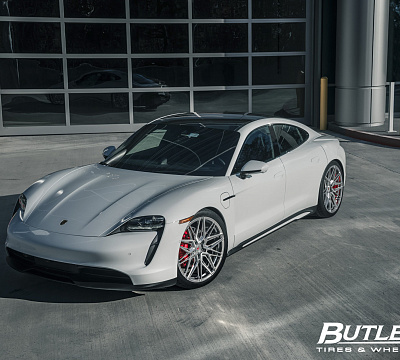 Фото дисков Vossen EVO-5R на Porsche Taycan I