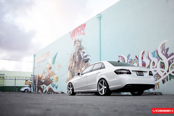 Фото дисков Vossen CV3 Серебро на Mercedes-Benz E-Class (W212, S212, C207)
