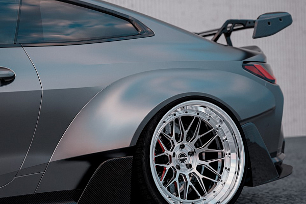 Фото дисков Rusch MS-03 MB Полированный лак на BMW 4/M4 (G22/G82)