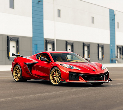 Фото дисков Brixton Forged PF11 R / RS на Chevrolet Corvette C8