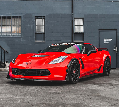 Фото дисков Brixton Forged VL4 на Chevrolet Corvette C7