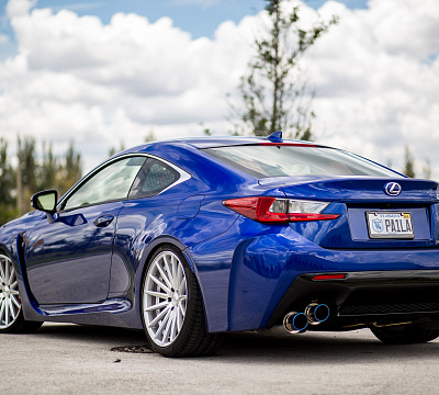 Фото дисков Vossen VFS-2 на Lexus RC