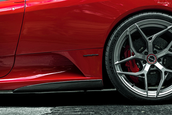 Фото дисков Brixton Forged PF5 Сатиновый графит на Ferrari F430