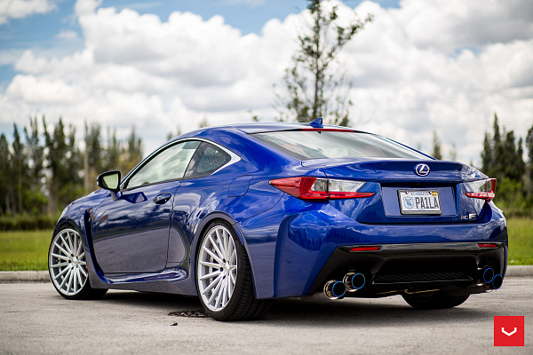Фото дисков Vossen VFS-2 Серебро на Lexus RC