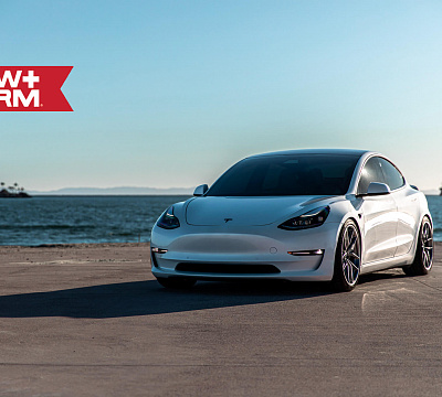 Фото дисков HRE FF21 на Tesla Model 3