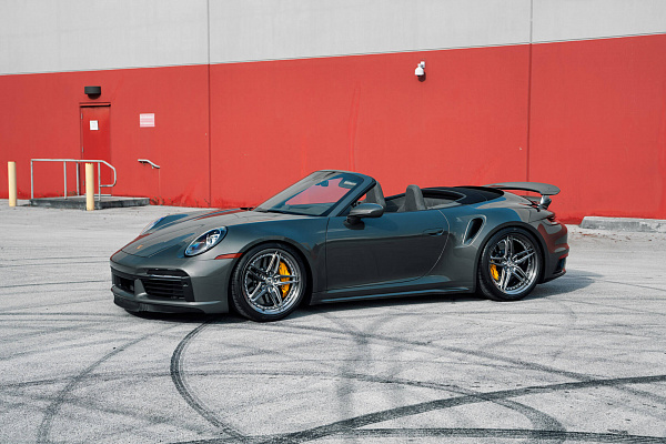 Фото дисков HRE S107SC Сатиновый темный лак на Porsche 911 VIII