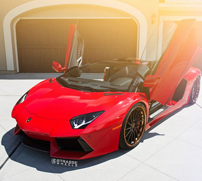 Фото дисков Strasse Wheels SV15T Deep Concave FS на Lamborghini Aventador