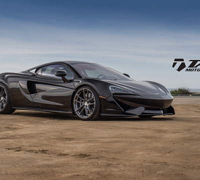 Фото дисков HRE P104 на McLaren 570S