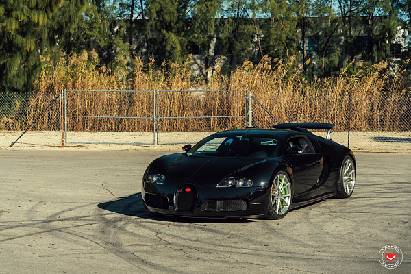 Фото дисков Vossen EVO-2R Глянцевый лак на Bugatti Veyron