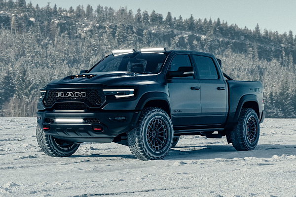 Фото дисков Brixton Forged BX03-M Черный сатин на Ram 1500 V