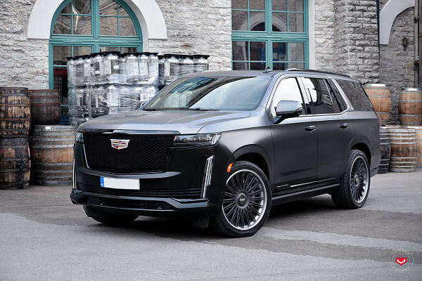 Фото дисков Vossen S17-14 (3-Piece) Сатиновый темный лак на Cadillac Escalade V