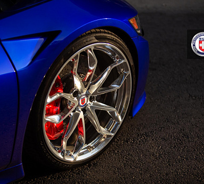 Фото дисков HRE P201 на Acura NSX II