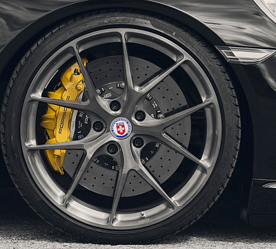 Фото дисков HRE P101 на Porsche 911 VII