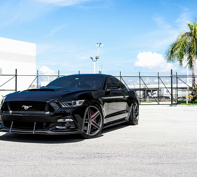 Фото дисков Vossen CV5 на Ford Mustang VI