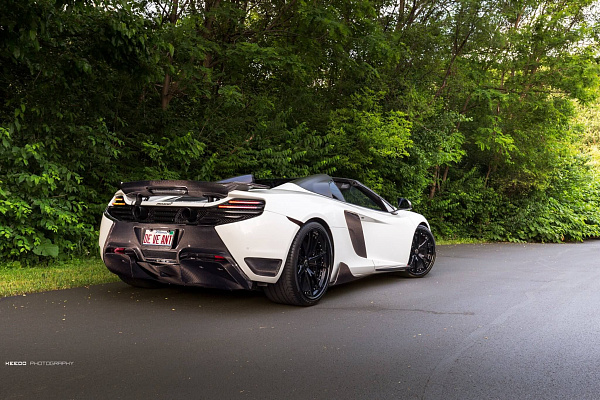 Фото дисков HRE S101 Черный глянец на McLaren 650S