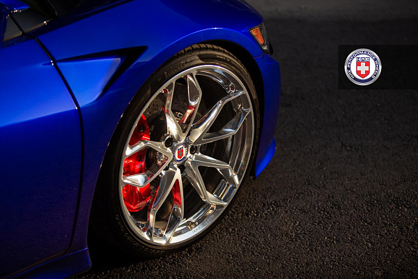 Фото дисков HRE P201 Полированный лак на Acura NSX II