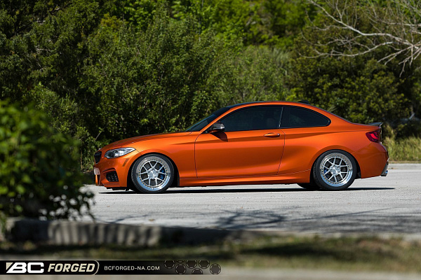Фото дисков BC Forged LE52 // MLE52 Глянцевый лак на BMW 2/M2 (F22/F87)