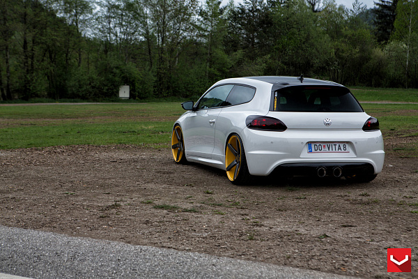 Фото дисков Vossen CV3 Другой цвет на Volkswagen Scirocco III